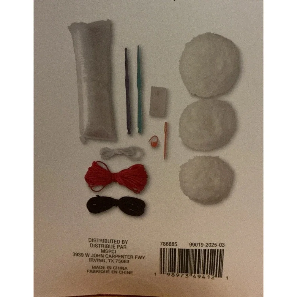 Loops &‎ Thread Christmas Crochet Ornament Kit, Pookie The Puppy, NIB